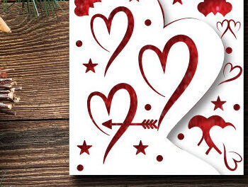 Intra απο ξύλο plywood 3mm-4mm πάχος – Δωροκάρτα για την Ημέρα του Αγίου Βαλεντίνου Πακέτο 826 Δίασταση  20x20 cm INTRAFABR-56565978 - Image 7