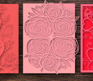 Intra απο ξύλο plywood 3mm-4mm πάχος – Δωροκάρτα για την Ημέρα του Αγίου Βαλεντίνου Πακέτο 846 Δίασταση  20x20 cm INTRAFABR-87444175