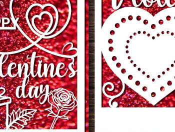 Intra απο ξύλο plywood 3mm-4mm πάχος – Δωροκάρτα για την Ημέρα του Αγίου Βαλεντίνου Πακέτο 853 Δίασταση  20x20 cm INTRAFABR-114557449 - Image 4