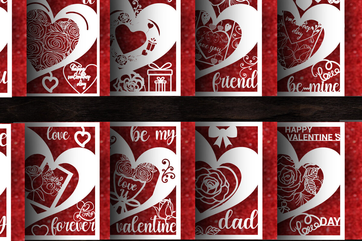 Intra απο ξύλο plywood 3mm-4mm πάχος – Δωροκάρτα για την Ημέρα του Αγίου Βαλεντίνου Πακέτο 865 Δίασταση  20x20 cm INTRAFABR-88766240