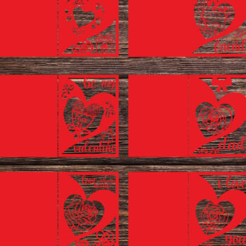 Intra απο ξύλο plywood 3mm-4mm πάχος – Δωροκάρτα για την Ημέρα του Αγίου Βαλεντίνου Πακέτο 865 Δίασταση  20x20 cm INTRAFABR-88766240 - Image 4