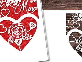 Intra απο ξύλο plywood 3mm-4mm πάχος – Δωροκάρτα για την Ημέρα του Αγίου Βαλεντίνου Bundle1002 Δίασταση  20x20 cm INTRAFABR-88145966 - Image 8