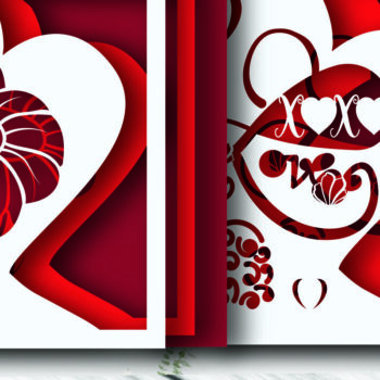 Intra απο ξύλο plywood 3mm-4mm πάχος – Δωροκάρτα για την Ημέρα του Αγίου Βαλεντίνου Bundle1004 Δίασταση  20x20 cm INTRAFABR-88493029 - Image 4