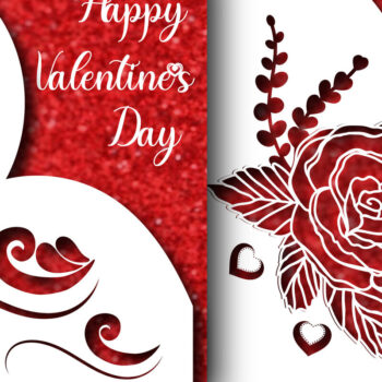 Intra απο ξύλο plywood 3mm-4mm πάχος – Δωροκάρτα για την Ημέρα του Αγίου Βαλεντίνου Bundle1006 Δίασταση  20x20 cm INTRAFABR-89095058 - Image 3