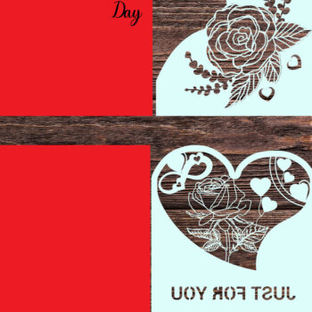 Intra απο ξύλο plywood 3mm-4mm πάχος – Δωροκάρτα για την Ημέρα του Αγίου Βαλεντίνου Bundle1006 Δίασταση  20x20 cm INTRAFABR-89095058 - Image 6