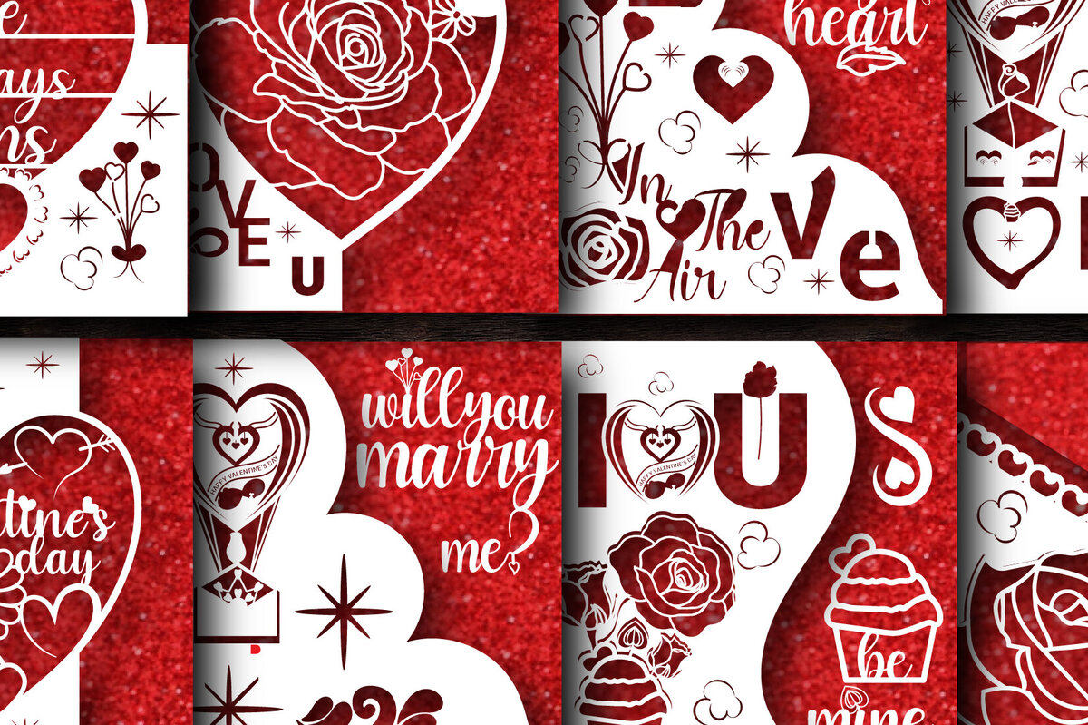 Intra απο ξύλο plywood 3mm-4mm πάχος – Δωροκάρτα για την Ημέρα του Αγίου Βαλεντίνου Bundle1008 Δίασταση  20x20 cm INTRAFABR-89301399