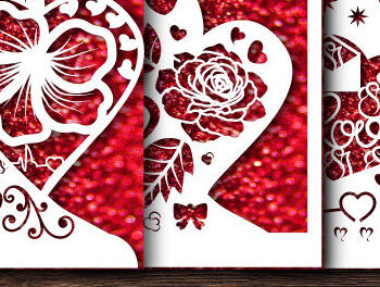 Intra απο ξύλο plywood 3mm-4mm πάχος – Δωροκάρτα για την ημέρα του Αγίου Βαλεντίνου Bundle1318 Δίασταση  20x20 cm INTRAFABR-114658063 - Image 1