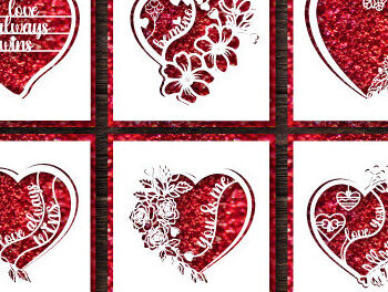 Intra απο ξύλο plywood 3mm-4mm πάχος – Δωροκάρτα για την Ημέρα του Αγίου Βαλεντίνου Bundle1404 Δίασταση  20x20 cm INTRAFABR-115635267 - Image 1