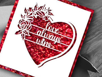 Intra απο ξύλο plywood 3mm-4mm πάχος – Δωροκάρτα για την Ημέρα του Αγίου Βαλεντίνου Bundle1404 Δίασταση  20x20 cm INTRAFABR-115635267 - Image 2