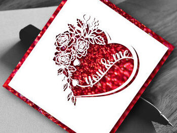 Intra απο ξύλο plywood 3mm-4mm πάχος – Δωροκάρτα για την Ημέρα του Αγίου Βαλεντίνου Bundle1404 Δίασταση  20x20 cm INTRAFABR-115635267 - Image 5