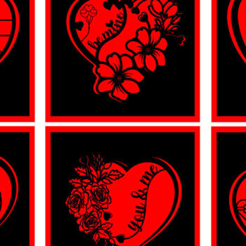 Intra απο ξύλο plywood 3mm-4mm πάχος – Δωροκάρτα για την Ημέρα του Αγίου Βαλεντίνου Bundle1404 Δίασταση  20x20 cm INTRAFABR-115635267 - Image 7