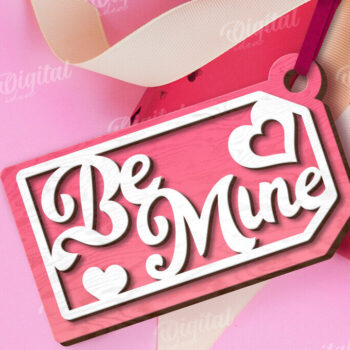 Intra απο ξύλο plywood 3mm-4mm πάχος – Ετικέτα δώρου για την ημέρα του Αγίου Βαλεντίνου Δίασταση  20x20 cm INTRAFABR-113333908 - Image 1