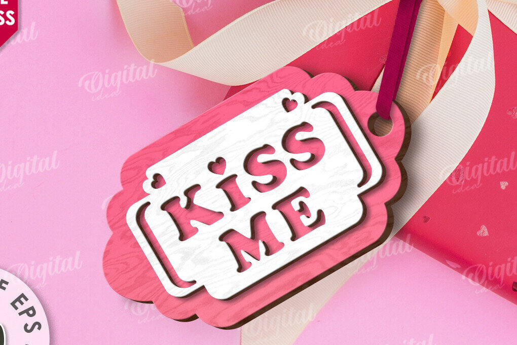 Intra απο ξύλο plywood 3mm-4mm πάχος – Ετικέτα δώρου για την ημέρα του Αγίου Βαλεντίνου Δίασταση  20x20 cm INTRAFABR-113335269