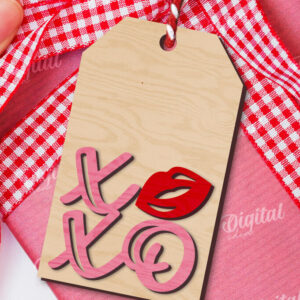 Intra απο ξύλο plywood 3mm-4mm πάχος – Ετικέτα δώρου για την ημέρα του Αγίου Βαλεντίνου Δίασταση  20x20 cm INTRAFABR-110182521