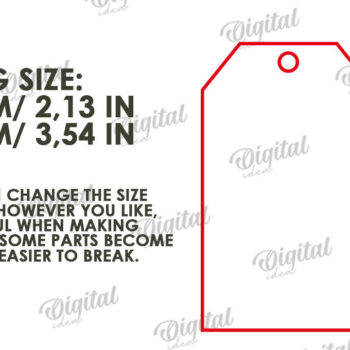 Intra απο ξύλο plywood 3mm-4mm πάχος – Ετικέτες δώρου για την ημέρα του Αγίου Βαλεντίνου Πακέτο LaserCut Δίασταση  20x20 cm INTRAFABR-110245865 - Image 3