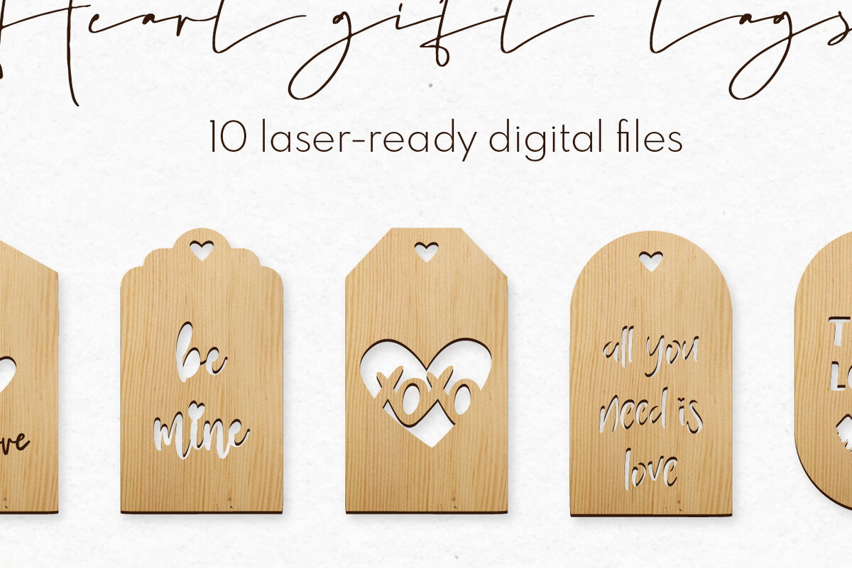 Intra απο ξύλο plywood 3mm-4mm πάχος – Ετικέτες δώρου για την ημέρα του Αγίου Βαλεντίνου Πακέτο Δίασταση  20x20 cm INTRAFABR-59062133