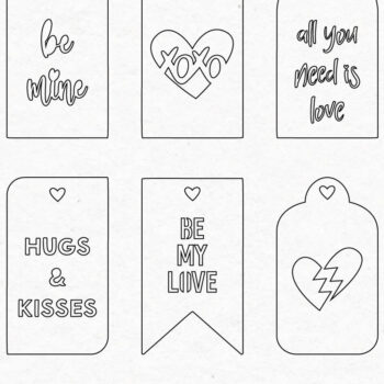 Intra απο ξύλο plywood 3mm-4mm πάχος – Ετικέτες δώρου για την ημέρα του Αγίου Βαλεντίνου Πακέτο Δίασταση  20x20 cm INTRAFABR-59062133 - Image 3