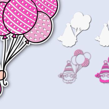 Intra απο ξύλο plywood 3mm-4mm πάχος – Ημέρα του Αγίου Βαλεντίνου Gnome 5 Δίασταση 20x20 cm INTRAFABR-57598868 - Image 1