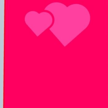 Intra απο ξύλο plywood 3mm-4mm πάχος – Ευχετήρια κάρτα για την ημέρα του Αγίου Βαλεντίνου Δίασταση 20x20 cm INTRAFABR-57622587 - Image 1