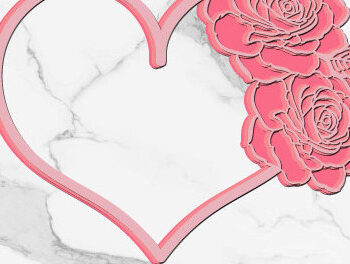 Intra απο ξύλο plywood 3mm-4mm πάχος – Μισή λουλουδάτη καρδιά του Αγίου Βαλεντίνου 1372 Δίασταση  20x20 cm INTRAFABR-115131798 - Image 3