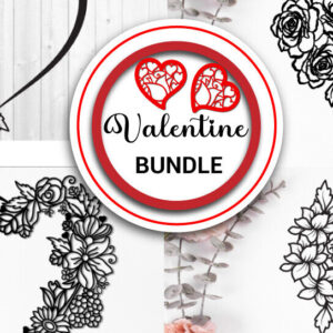 Intra απο ξύλο plywood 3mm-4mm πάχος – Ημι-λουλουδάτη καρδιά του Αγίου Βαλεντίνου 1412 Δίασταση  20x20 cm INTRAFABR-115672445