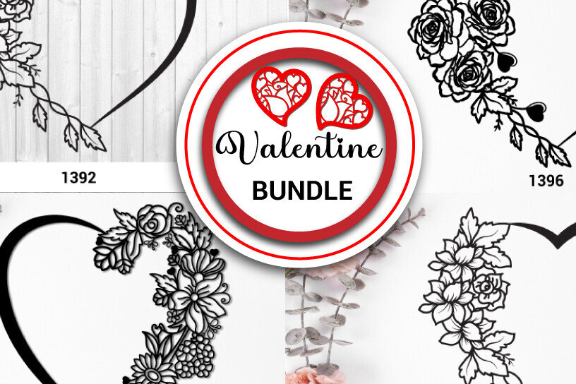 Intra απο ξύλο plywood 3mm-4mm πάχος – Ημι-λουλουδάτη καρδιά του Αγίου Βαλεντίνου 1412 Δίασταση  20x20 cm INTRAFABR-115672445