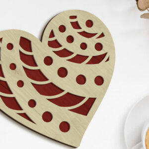 Intra απο ξύλο plywood 3mm-4mm πάχος – Καρδιά του Αγίου Βαλεντίνου, Διακοσμητικά Αρχεία Δίασταση  20x20 cm INTRAFABR-88377064