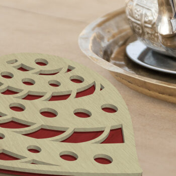 Intra απο ξύλο plywood 3mm-4mm πάχος – Καρδιά του Αγίου Βαλεντίνου, Διακοσμητικά Αρχεία Δίασταση  20x20 cm INTRAFABR-88377064 - Image 3