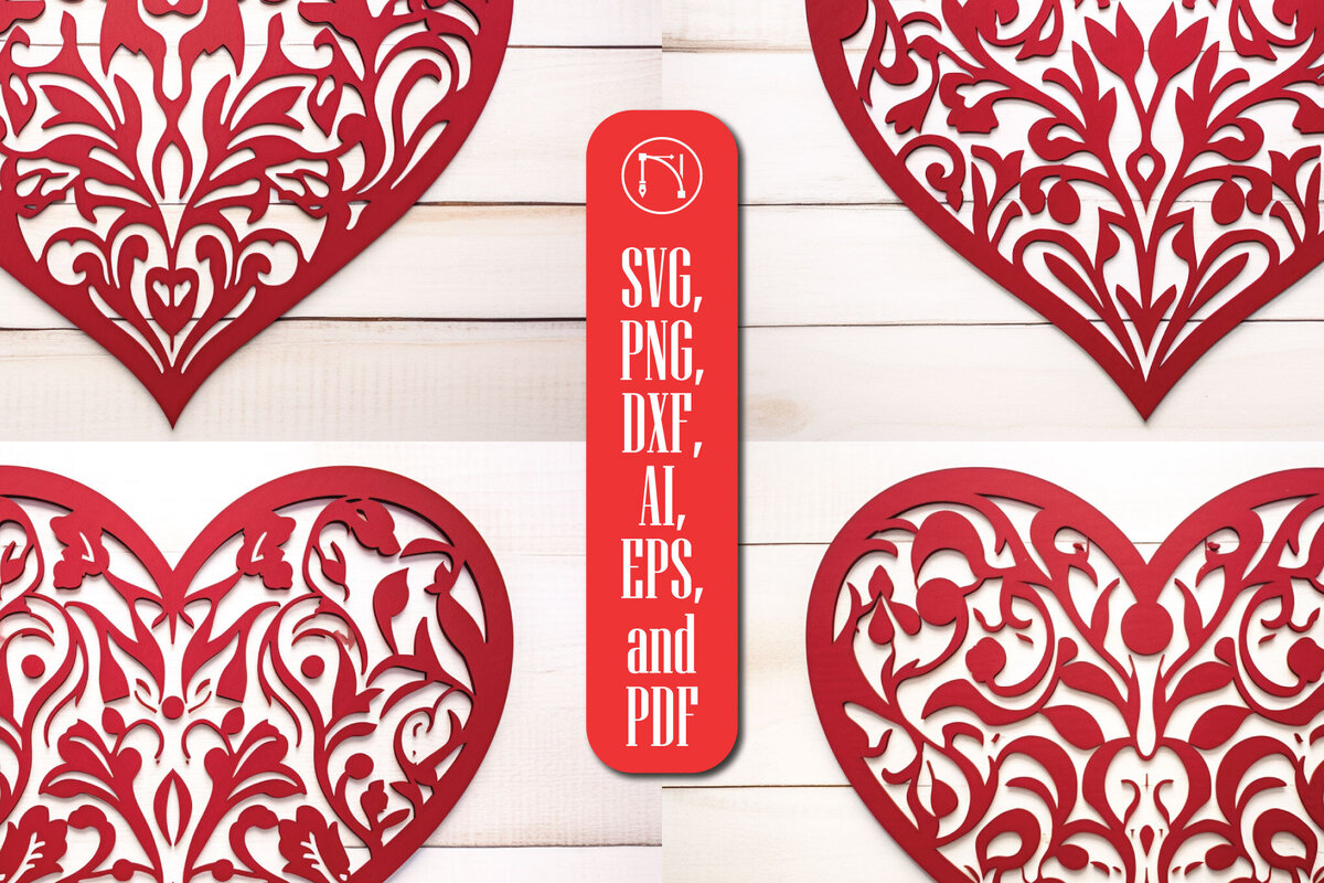 Intra απο ξύλο plywood 3mm-4mm πάχος – Πακέτο Heart Element για την Ημέρα του Αγίου Βαλεντίνου Δίασταση  20x20 cm INTRAFABR-85752000