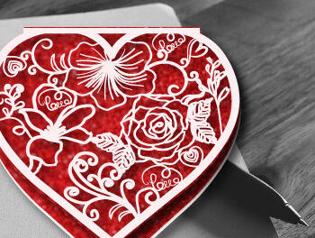 Intra απο ξύλο plywood 3mm-4mm πάχος – Δωροκάρτα για την ημέρα του Αγίου Βαλεντίνου 860 Δίασταση  20x20 cm INTRAFABR-87675127 - Image 3
