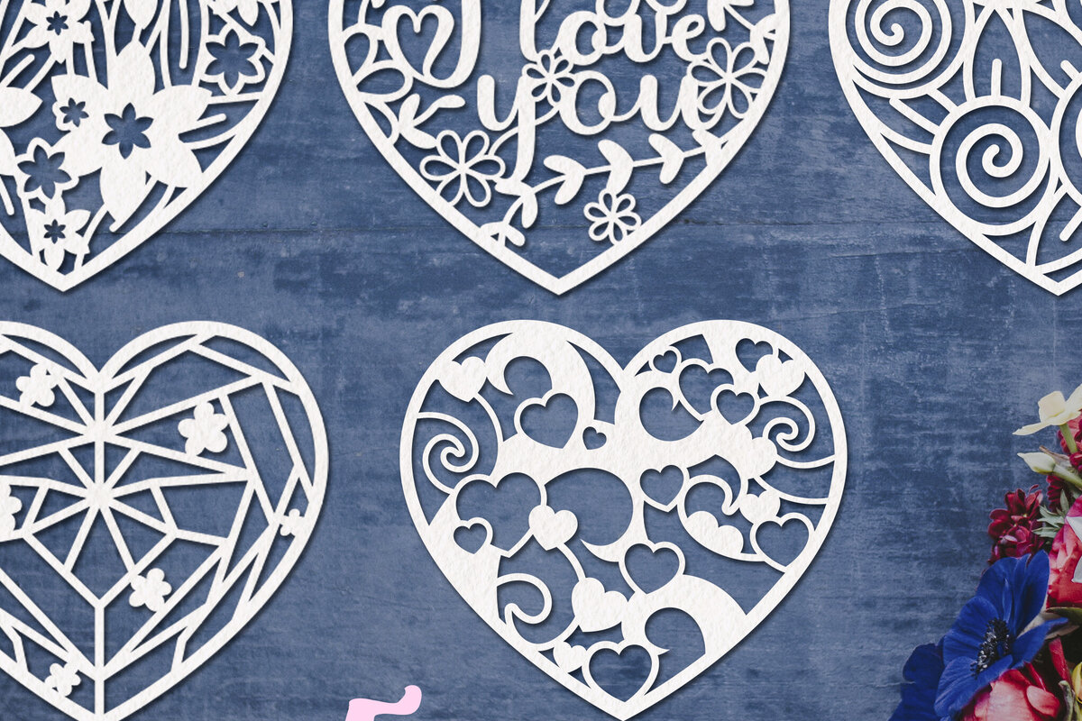 Intra απο ξύλο plywood 3mm-4mm πάχος – Δέσμη κοπής χαρτιού για την ημέρα του Αγίου Βαλεντίνου Δίασταση  20x20 cm INTRAFABR-88294592