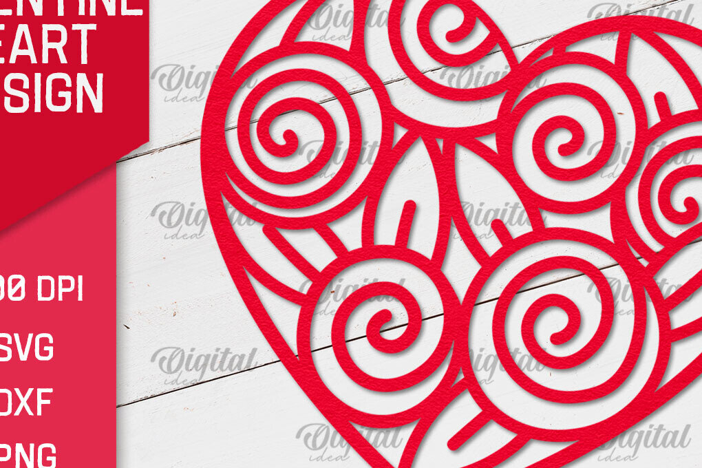 Intra απο ξύλο plywood 3mm-4mm πάχος – Ημέρα του Αγίου Βαλεντίνου Heart Paper Cut Δίασταση  20x20 cm INTRAFABR-88212130