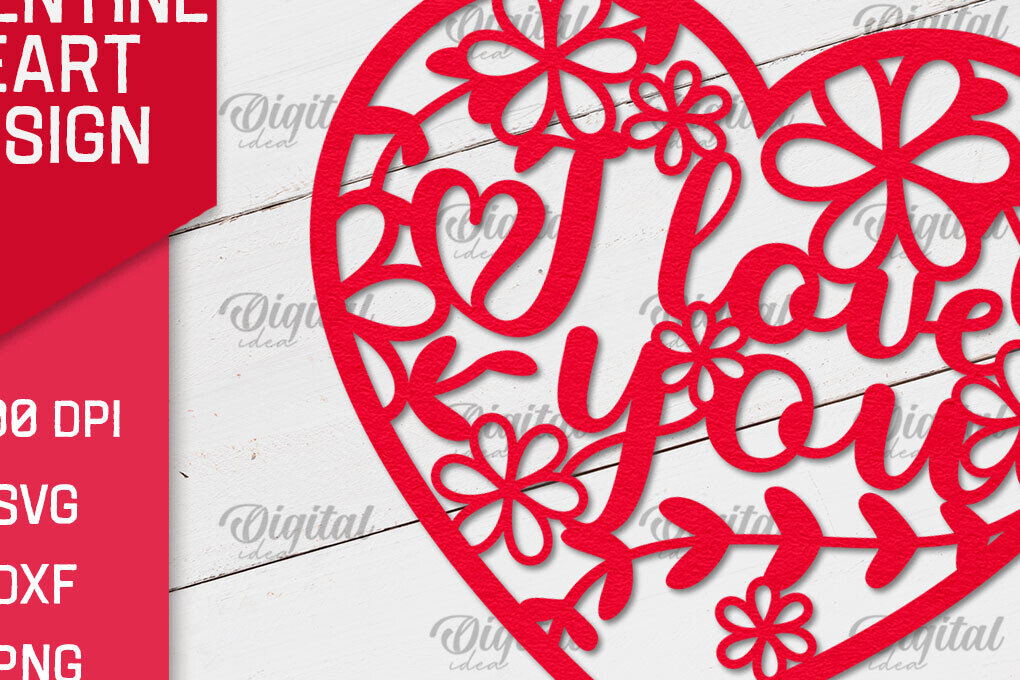 Intra απο ξύλο plywood 3mm-4mm πάχος – Ημέρα του Αγίου Βαλεντίνου Heart Paper Cut Δίασταση  20x20 cm INTRAFABR-88224544