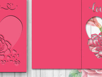 Intra απο ξύλο plywood 3mm-4mm πάχος – Αρχείο αποκοπής Heart Day Valentine's Day 1362 Δίασταση  20x20 cm INTRAFABR-115154034 - Image 2