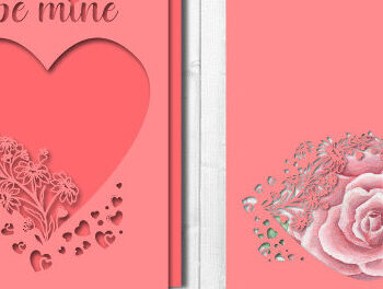 Intra απο ξύλο plywood 3mm-4mm πάχος – Αρχείο αποκοπής Heart Day Valentine's Day 1382 Δίασταση  20x20 cm INTRAFABR-115355533 - Image 1