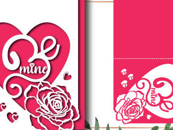 Intra απο ξύλο plywood 3mm-4mm πάχος – Αρχείο αποκοπής Heart Day Valentine's Day 1384 Δίασταση  20x20 cm INTRAFABR-115368660 - Image 2