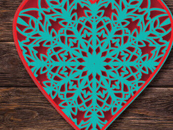 Intra απο ξύλο plywood 3mm-4mm πάχος – Ημέρα του Αγίου Βαλεντίνου Heart 819 Δίασταση  20x20 cm INTRAFABR-55380755 - Image 4