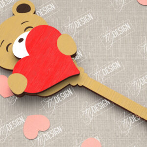 Intra απο ξύλο plywood 3mm-4mm πάχος – Κλειδί για την ημέρα του Αγίου Βαλεντίνου| Ιδέα δώρου |Μπρελόκ Δίασταση  5x5 cm INTRAFABR-109808007