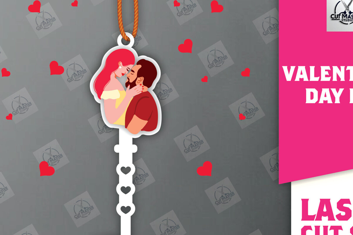 Intra απο ξύλο plywood 3mm-4mm πάχος – Ημέρα του Αγίου Βαλεντίνου Key Δίασταση  20x20 cm INTRAFABR-113133801