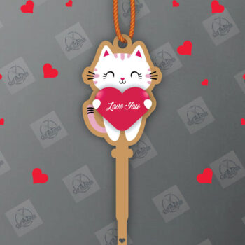 Intra απο ξύλο plywood 3mm-4mm πάχος – Ημέρα του Αγίου Βαλεντίνου Key Δίασταση  20x20 cm INTRAFABR-113133471 - Image 2