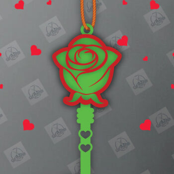 Intra απο ξύλο plywood 3mm-4mm πάχος – Πακέτο με κλειδί για την Ημέρα του Αγίου Βαλεντίνου Δίασταση  20x20 cm INTRAFABR-113133524 - Image 7