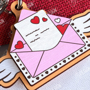 Intra απο ξύλο plywood 3mm-4mm πάχος – Μπρελόκ για την ημέρα του Αγίου Βαλεντίνου | Χαριτωμένο  Δίασταση  5x5 cm INTRAFABR-108905131