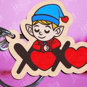 Intra απο ξύλο plywood 3mm-4mm πάχος – Μπρελόκ για την ημέρα του Αγίου Βαλεντίνου | Χαριτωμένο μπρελόκ Δίασταση  5x5 cm INTRAFABR-110278932