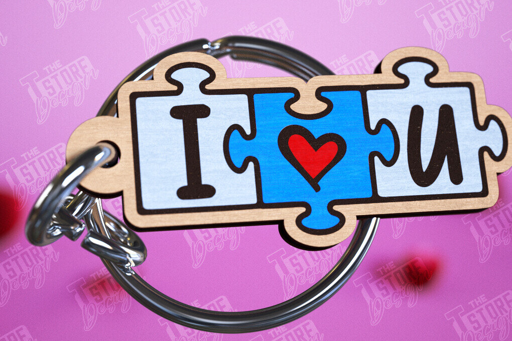 Intra απο ξύλο plywood 3mm-4mm πάχος – Μπρελόκ για την ημέρα του Αγίου Βαλεντίνου | Χαριτωμένο μπρελόκ Δίασταση  5x5 cm INTRAFABR-110278937