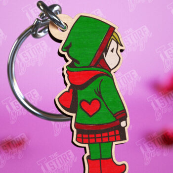 Intra απο ξύλο plywood 3mm-4mm πάχος – Μπρελόκ για την ημέρα του Αγίου Βαλεντίνου | Χαριτωμένο μπρελόκ Δίασταση  5x5 cm INTRAFABR-110278842 - Image 1