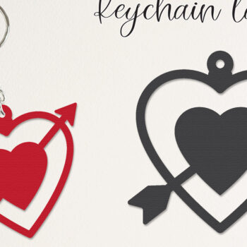 Intra απο ξύλο plywood 3mm-4mm πάχος – Κοπή λέιζερ με μπρελόκ για την ημέρα του Αγίου Βαλεντίνου Δίασταση  5x5 cm INTRAFABR-113951940 - Image 1