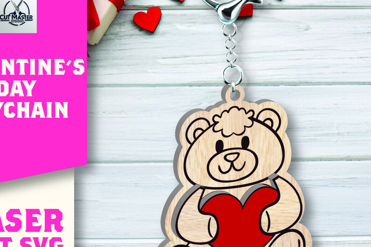 Intra απο ξύλο plywood 3mm-4mm πάχος – Μπρελόκ για την Ημέρα του Αγίου Βαλεντίνου Δίασταση  5x5 cm INTRAFABR-109753212