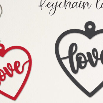 Intra απο ξύλο plywood 3mm-4mm πάχος – Κοπή λέιζερ με μπρελόκ για την ημέρα του Αγίου Βαλεντίνου Δίασταση  5x5 cm INTRAFABR-113951824 - Image 1