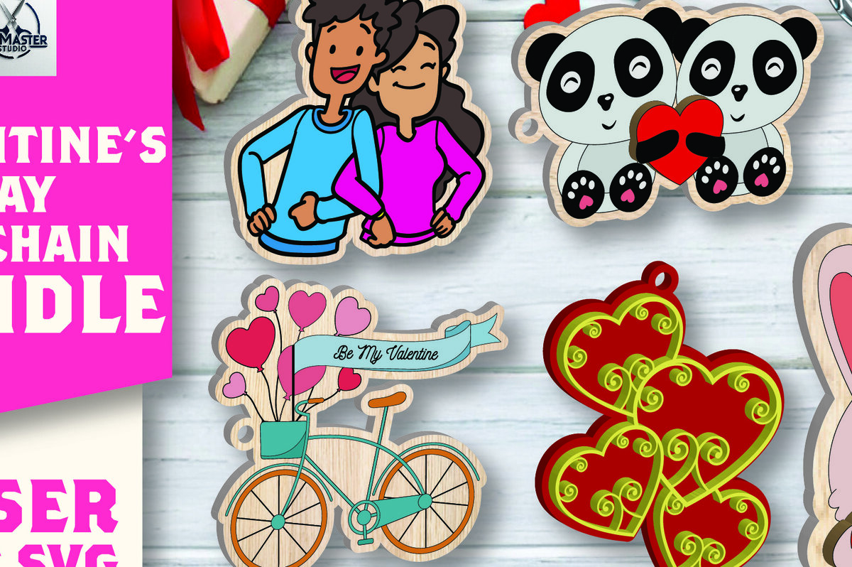 Intra απο ξύλο plywood 3mm-4mm πάχος – Πακέτο μπρελόκ για την ημέρα του Αγίου Βαλεντίνου Δίασταση  5x5 cm INTRAFABR-109702518