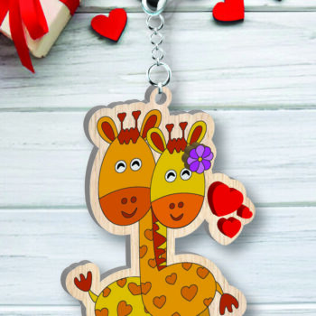 Intra απο ξύλο plywood 3mm-4mm πάχος – Πακέτο μπρελόκ για την ημέρα του Αγίου Βαλεντίνου Δίασταση  5x5 cm INTRAFABR-109753385 - Image 7